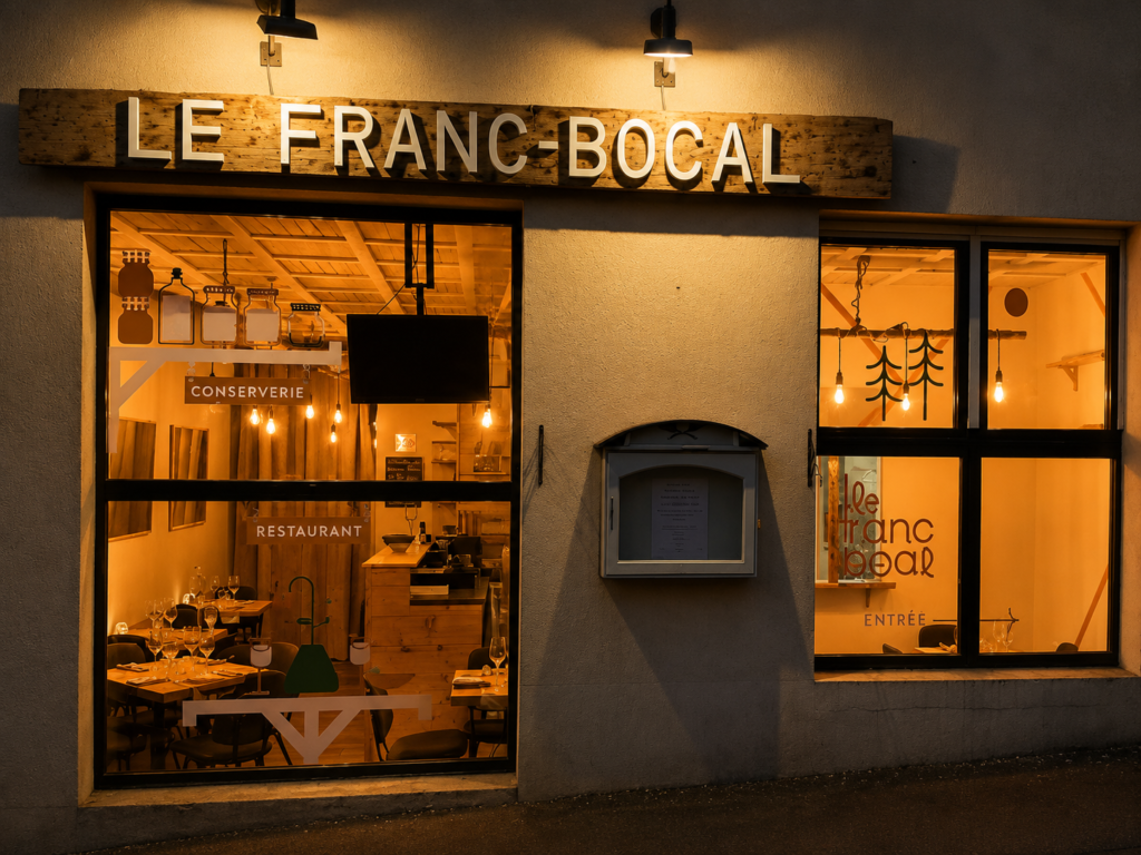 Le Franc Bocal : la table intimiste qui sublime les producteurs locaux à Métabief